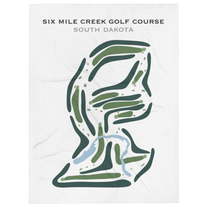 Six Mile Creek Golf Course, South Dakota - Printed Golf Course