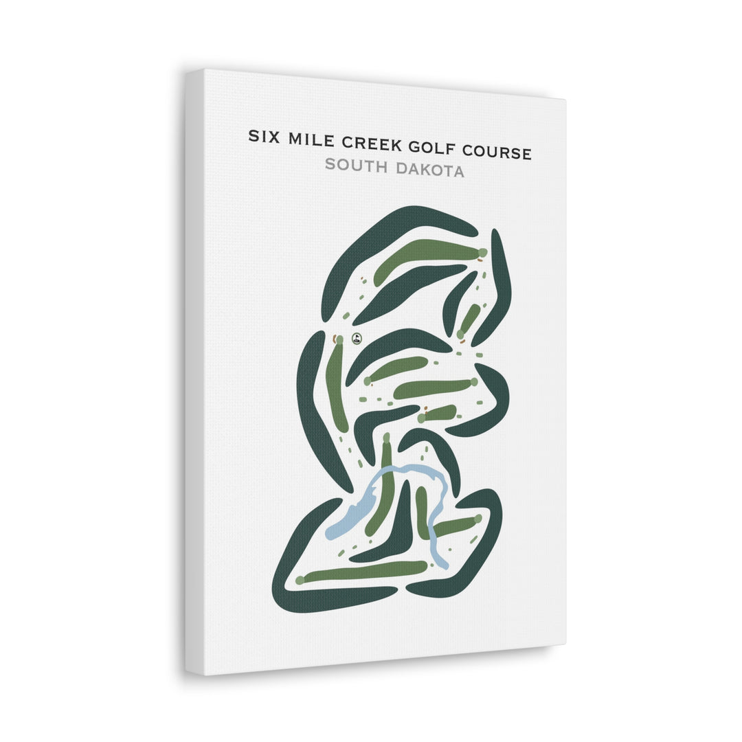 Six Mile Creek Golf Course, South Dakota - Printed Golf Courses
