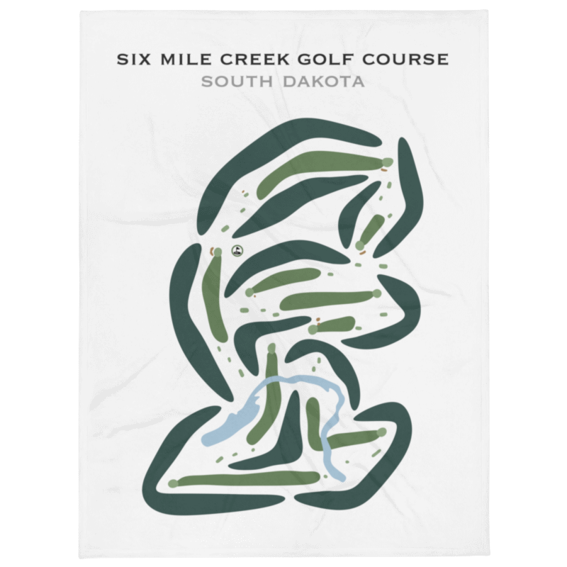 Six Mile Creek Golf Course, South Dakota - Printed Golf Courses
