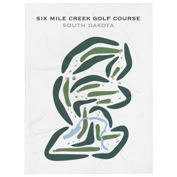 Six Mile Creek Golf Course, South Dakota - Printed Golf Courses