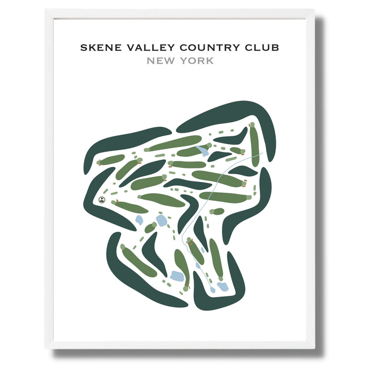 Skene Valley Country Club, New York - Printed Golf Courses