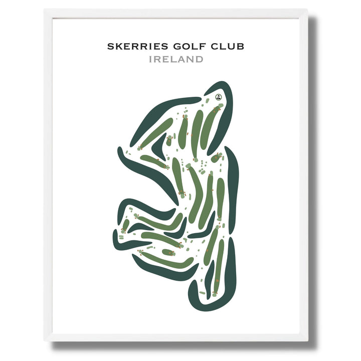 Skerries Golf Club, Ireland - Printed Golf Courses