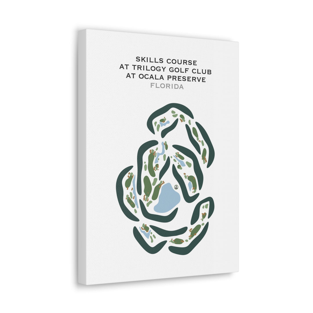 Skills Course at Trilogy Golf Club at Ocala Preserve, Florida - Printed Golf Courses