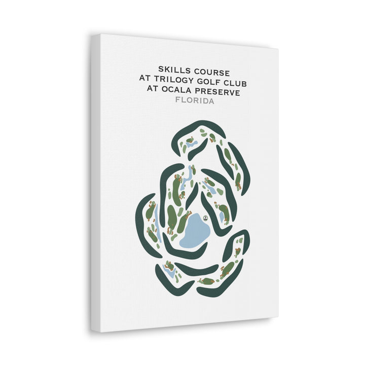 Skills Course at Trilogy Golf Club at Ocala Preserve, Florida - Printed Golf Courses