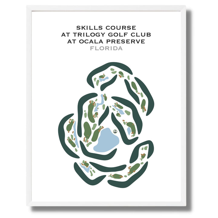 Skills Course at Trilogy Golf Club at Ocala Preserve, Florida - Printed Golf Courses