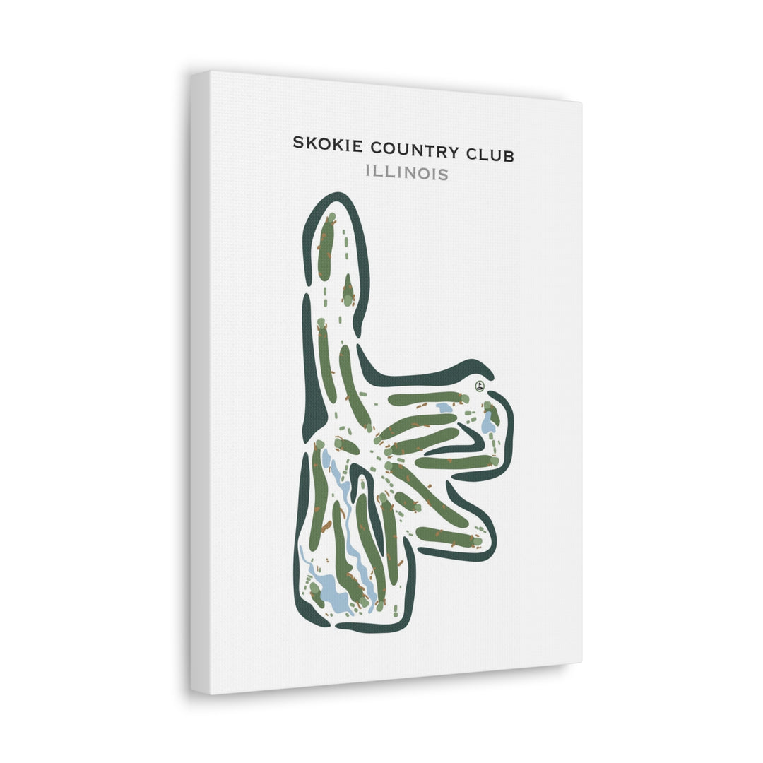 Skokie Country Club, Illinois - Printed Golf Courses