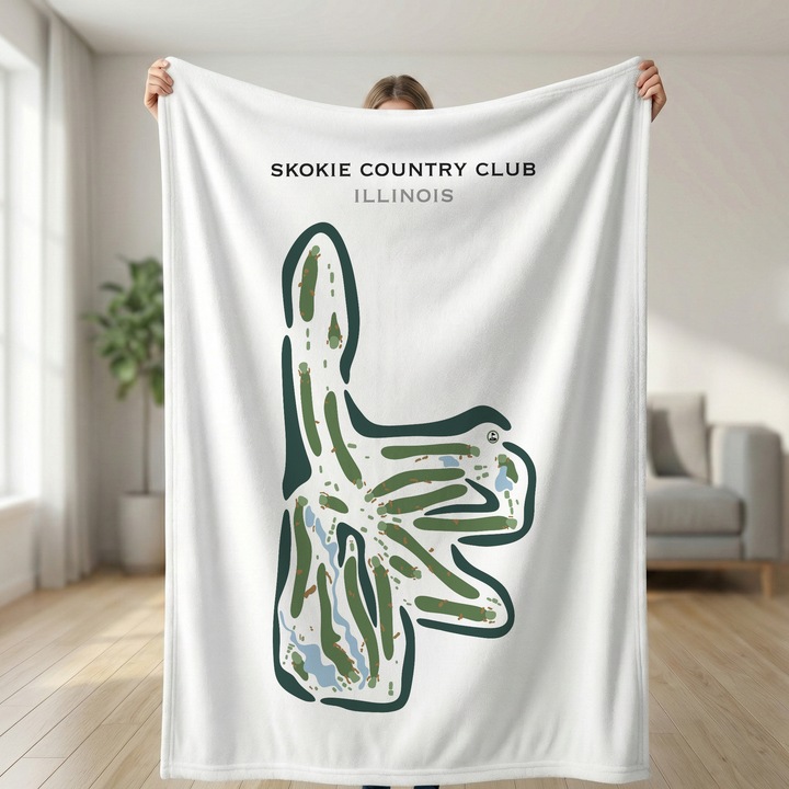Skokie Country Club, Illinois - Printed Golf Courses