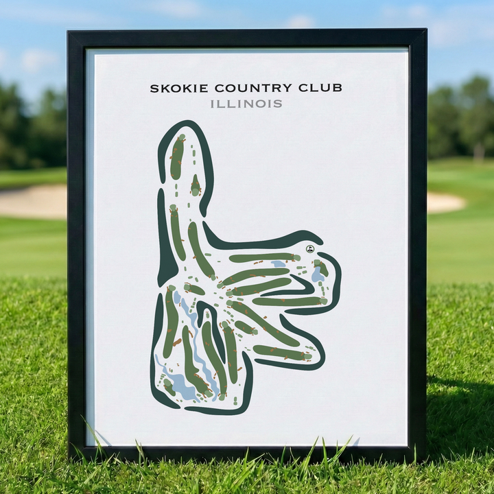 Skokie Country Club, Illinois - Printed Golf Courses