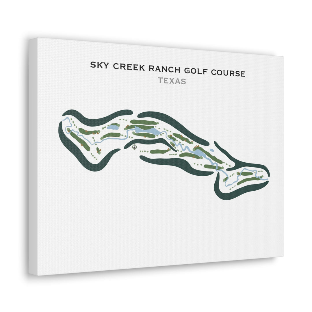 Sky Creek Ranch Golf Course, Texas - Printed Golf Courses