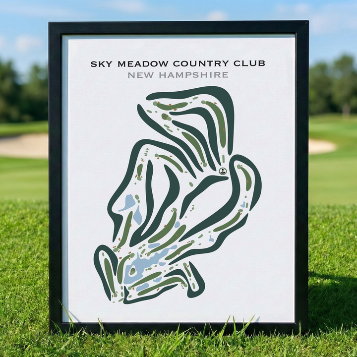 Sky Meadow Country Club, New Hampshire - Printed Golf Courses