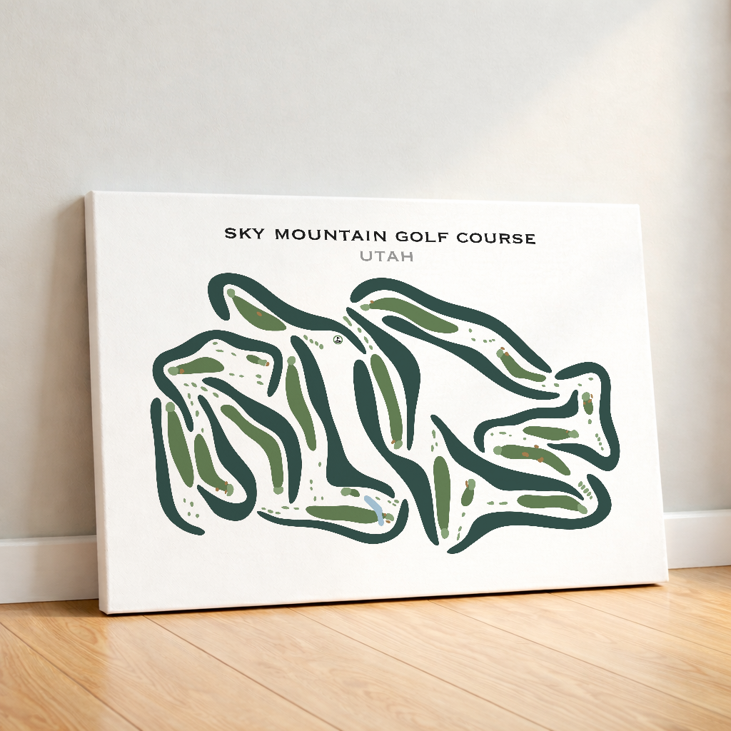 Sky Mountain Golf Course, Hurricane Utah - Printed Golf Courses