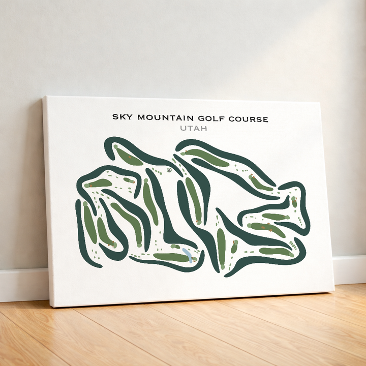Sky Mountain Golf Course, Hurricane Utah - Printed Golf Courses