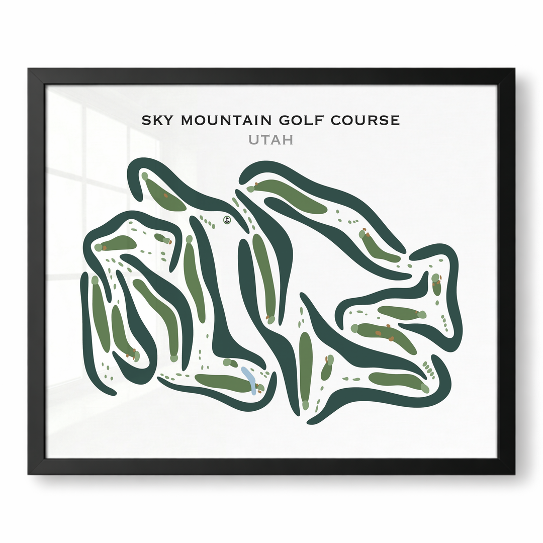 Sky Mountain Golf Course, Hurricane Utah - Printed Golf Courses