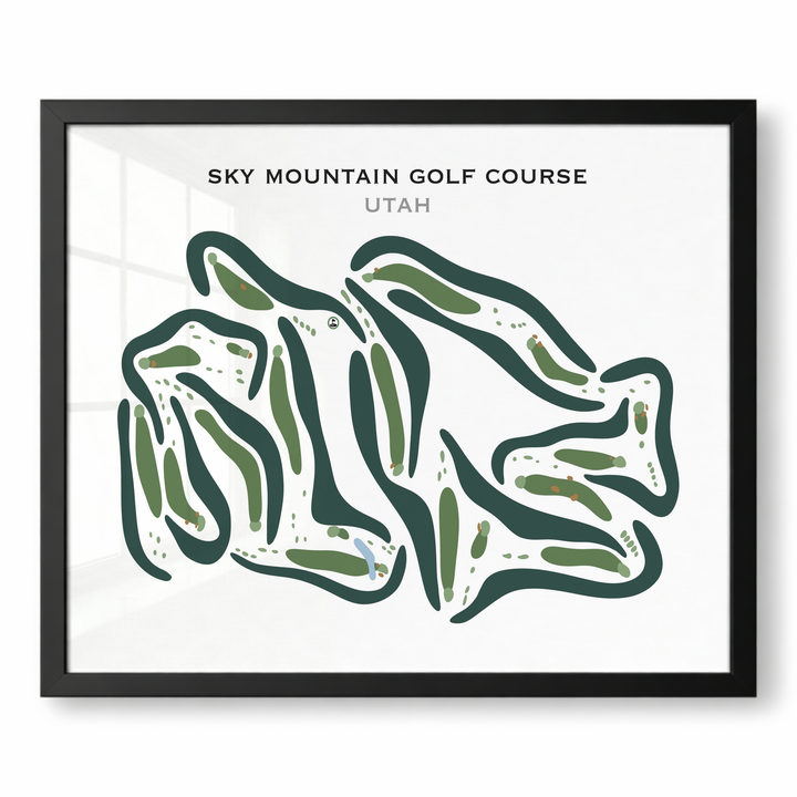 Sky Mountain Golf Course, Hurricane Utah - Printed Golf Courses