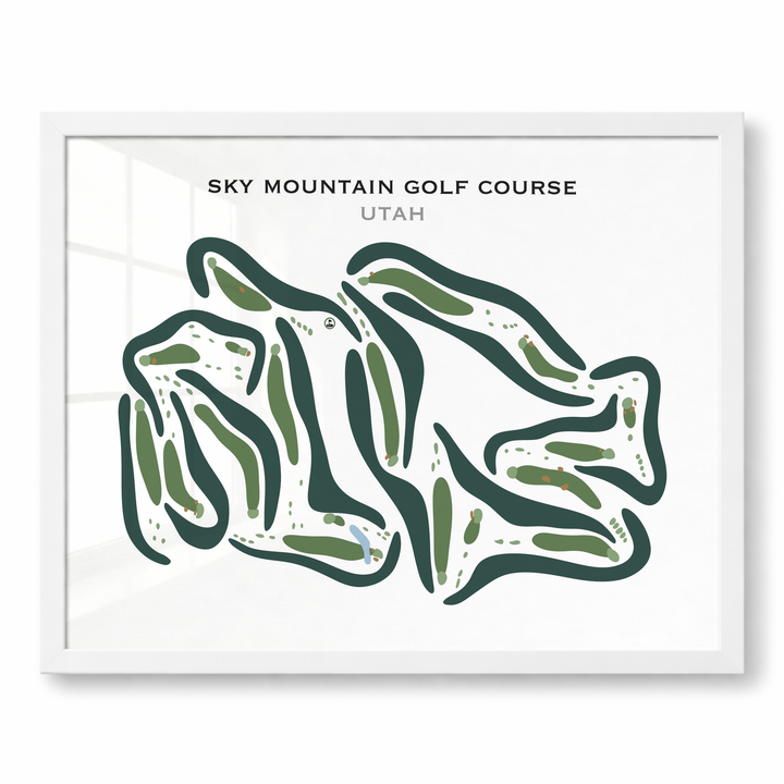 Sky Mountain Golf Course, Hurricane Utah - Printed Golf Courses