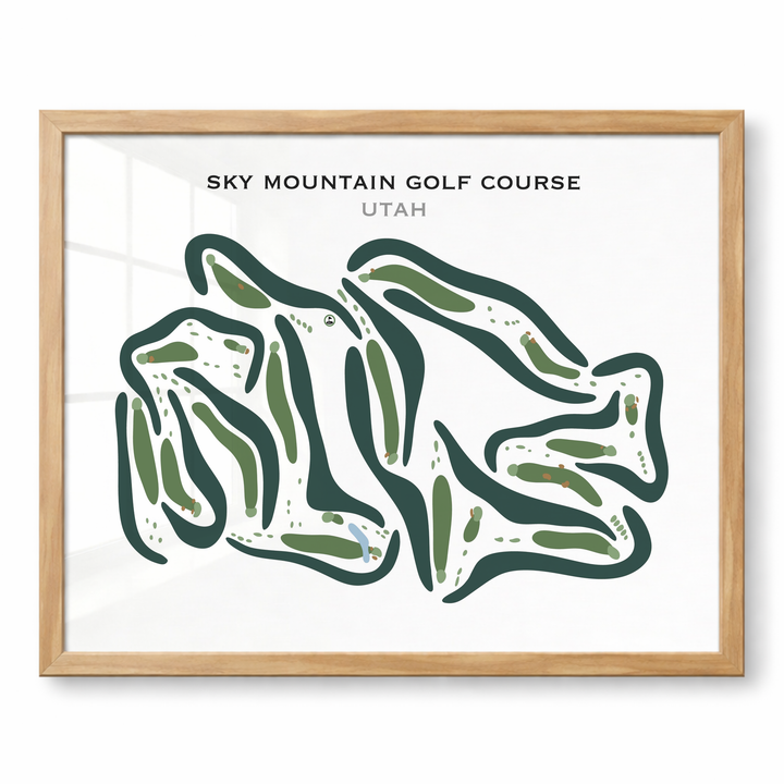 Sky Mountain Golf Course, Hurricane Utah - Printed Golf Courses