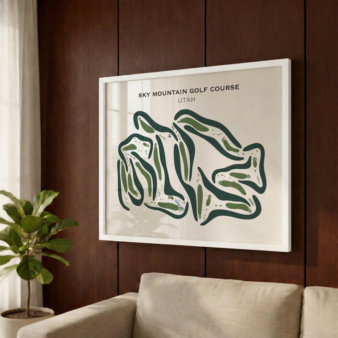 Sky Mountain Golf Course, Hurricane Utah - Printed Golf Courses