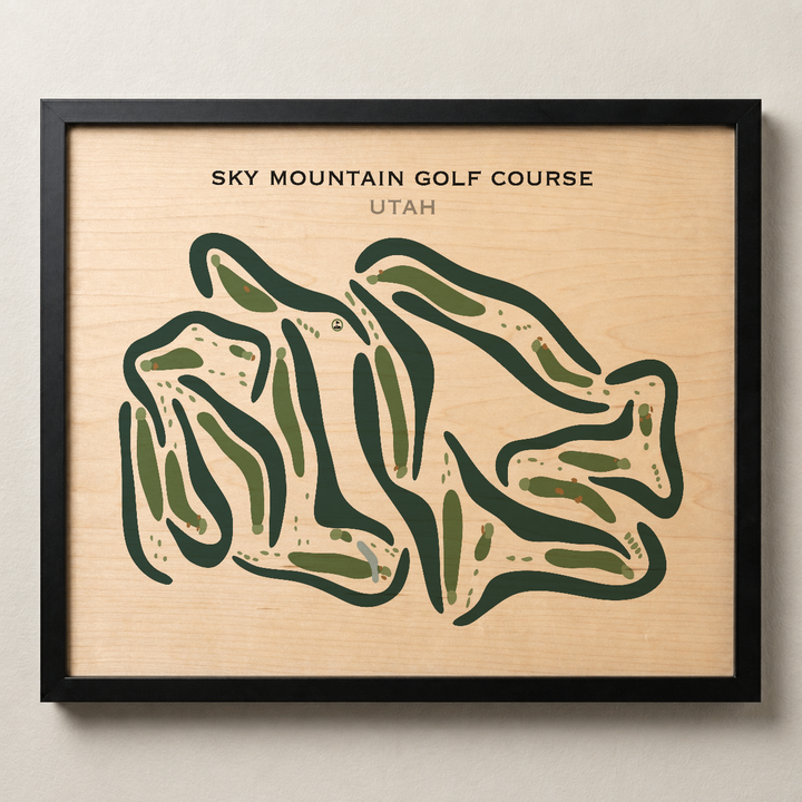 Sky Mountain Golf Course, Hurricane Utah - Printed Golf Courses