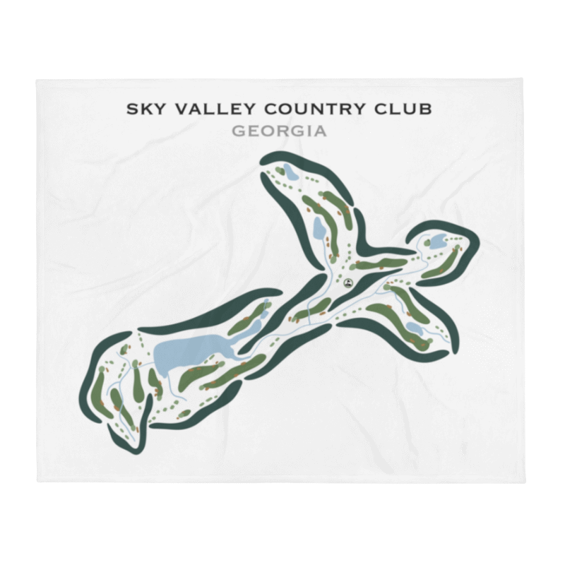 Sky Valley Country Club, Georgia - Printed Golf Courses