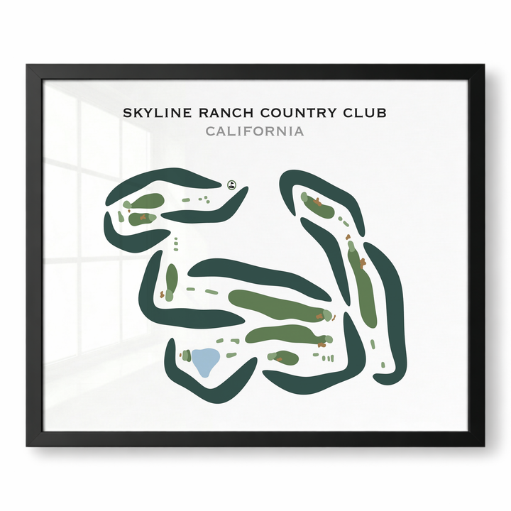 Skyline Ranch Country Club, California - Printed Golf Courses