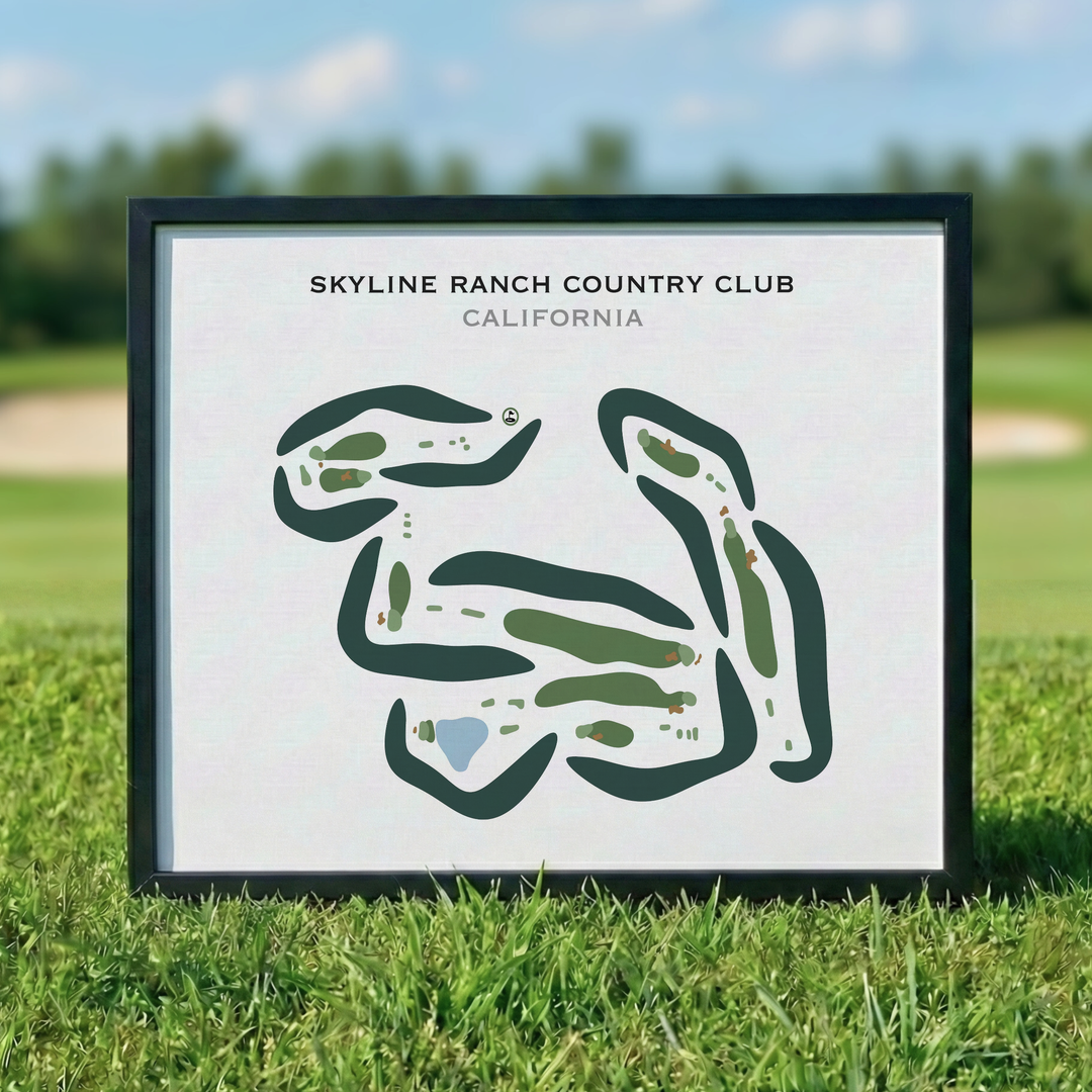 Skyline Ranch Country Club, California - Printed Golf Courses