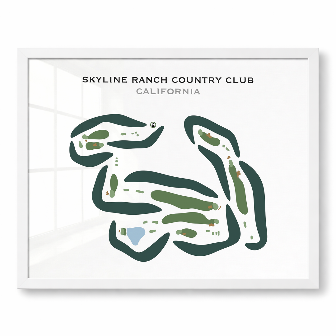 Skyline Ranch Country Club, California - Printed Golf Courses