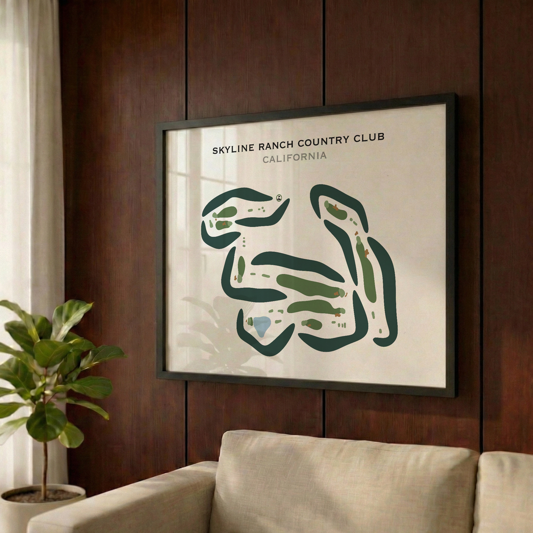 Skyline Ranch Country Club, California - Printed Golf Courses