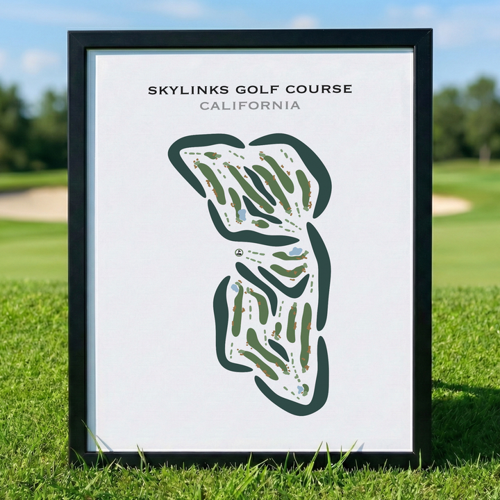 Skylinks Golf Course, California - Printed Golf Courses