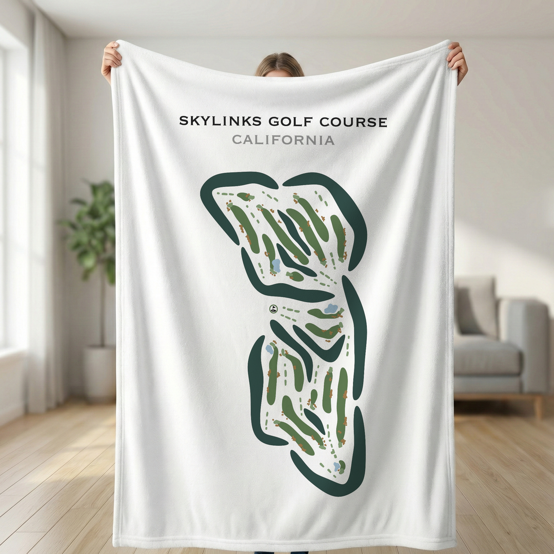 Skylinks Golf Course, California - Printed Golf Courses