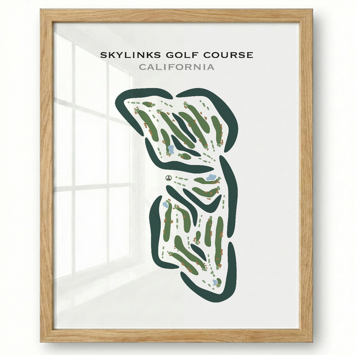 Skylinks Golf Course, California - Printed Golf Courses