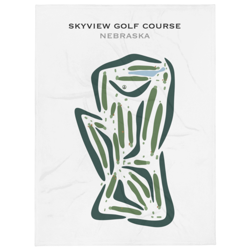 Skyview Golf Course, Nebraska - Printed Golf Courses