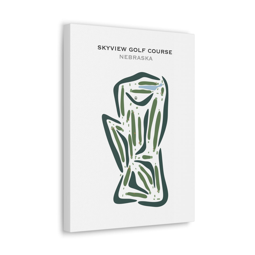 Skyview Golf Course, Nebraska - Printed Golf Courses