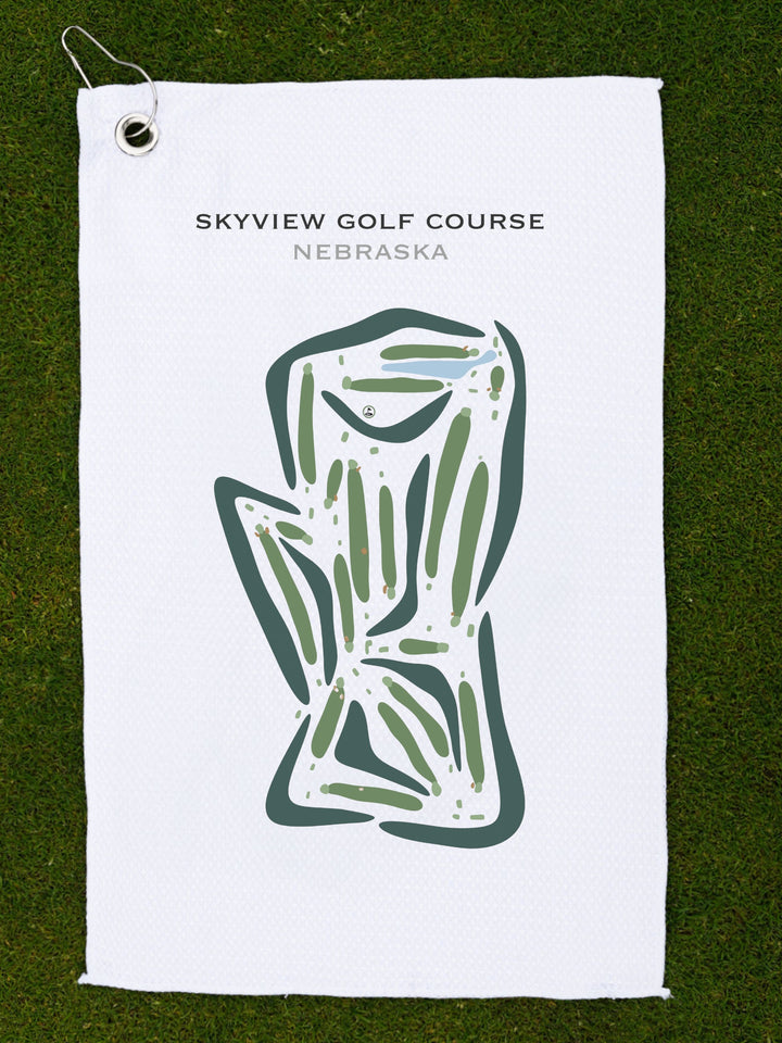 Skyview Golf Course, Nebraska - Printed Golf Courses