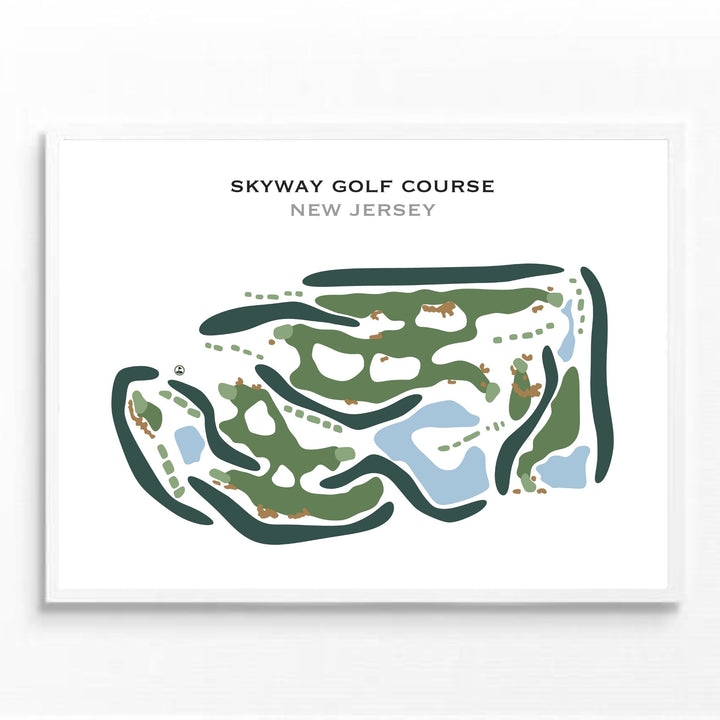 Skyway Golf Course, New Jersey - Printed Golf Courses