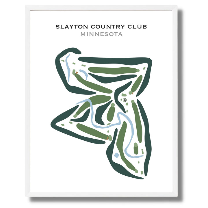 Slayton Country Club, Minnesota - Printed Golf Courses