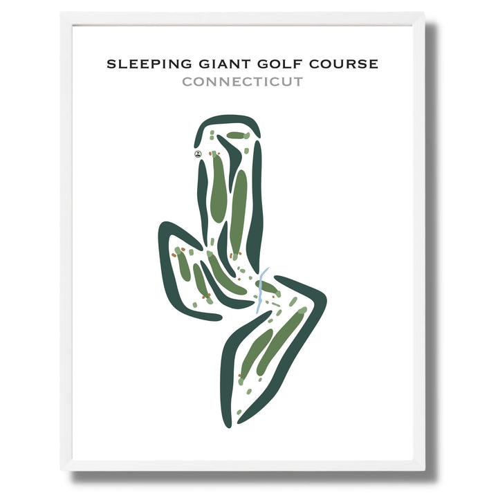 Sleeping Giant Golf Course, Connecticut - Printed Golf Courses