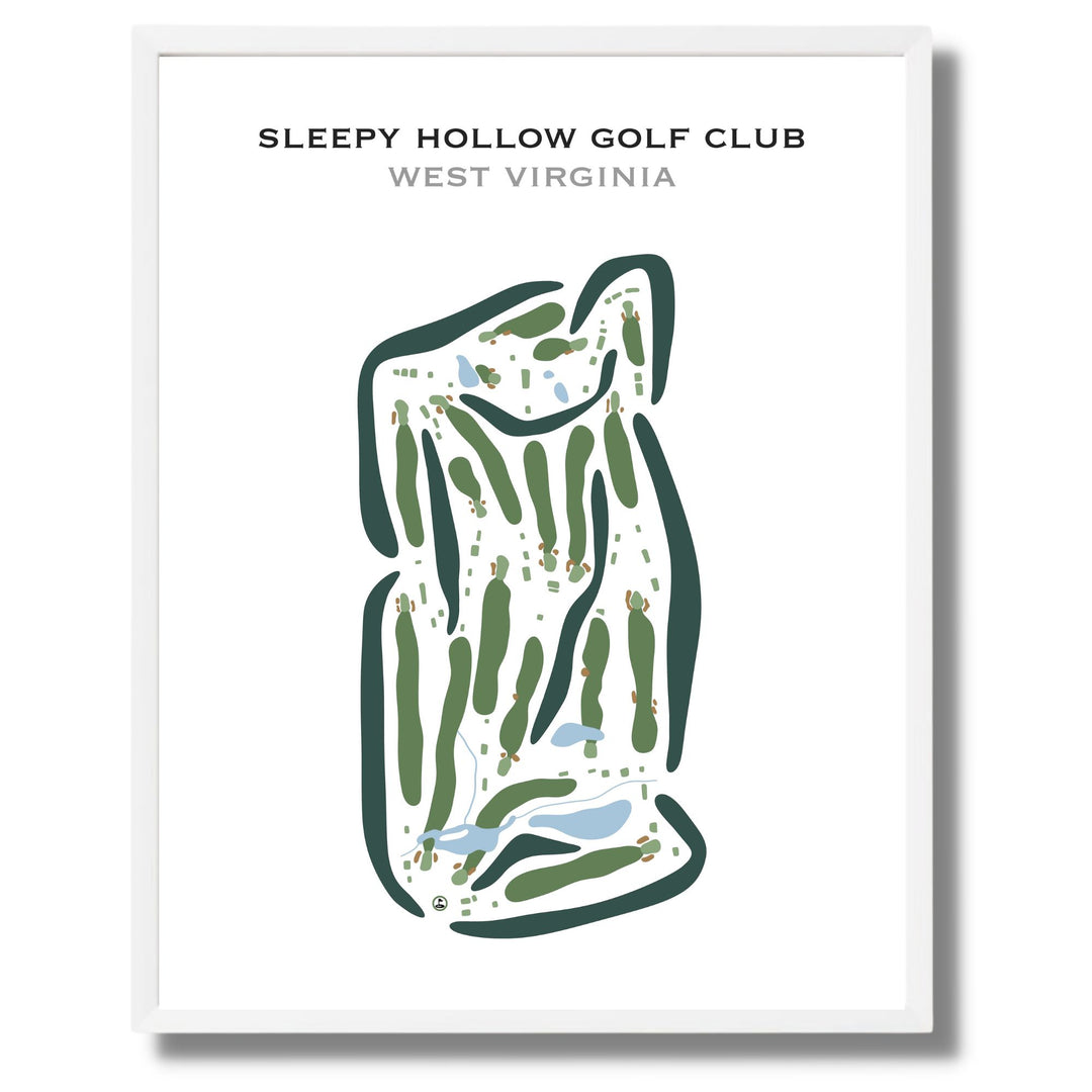 Sleepy Hollow Golf Club, West Virginia - Printed Golf Courses