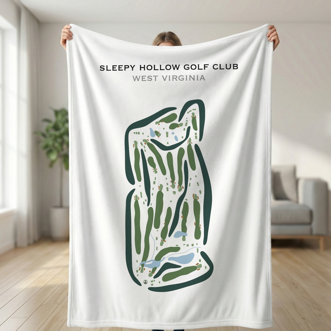 Sleepy Hollow Golf Club, West Virginia - Printed Golf Courses