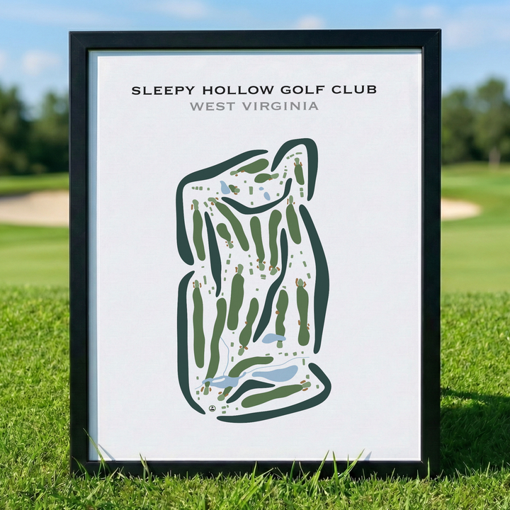 Sleepy Hollow Golf Club, West Virginia - Printed Golf Courses