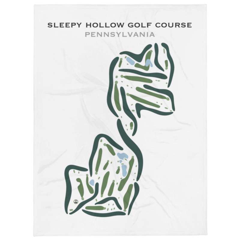 Sleepy Hollow Golf Course, Pennsylvania - Printed Golf Courses