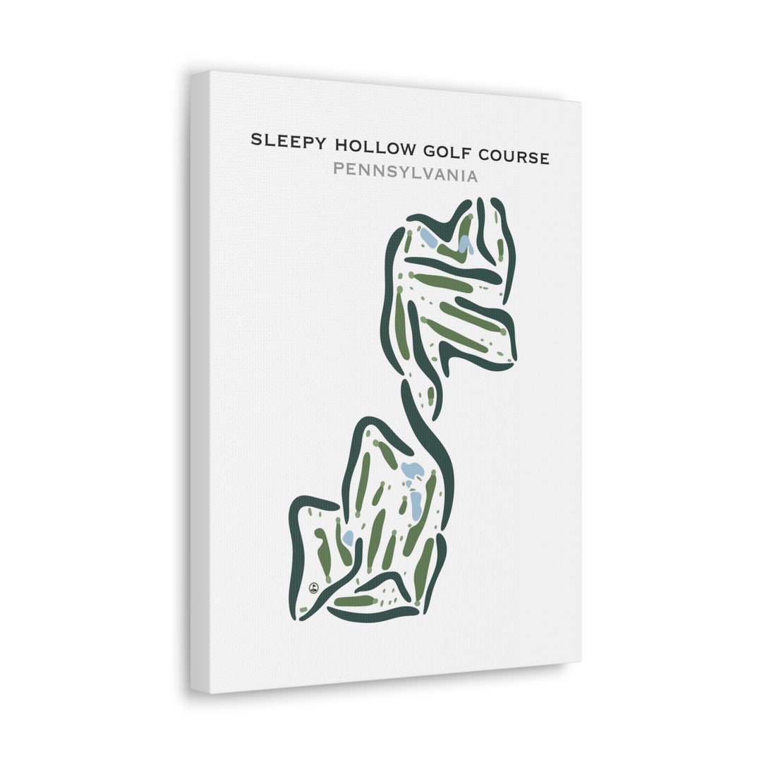 Sleepy Hollow Golf Course, Pennsylvania - Printed Golf Courses