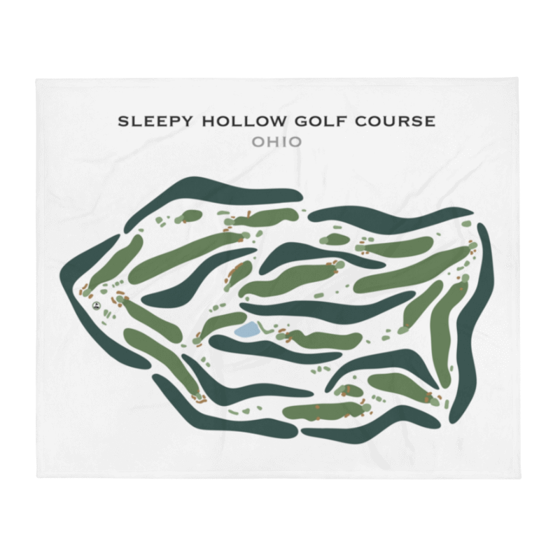 Sleepy Hollow Golf Course, Ohio - Printed Golf Course