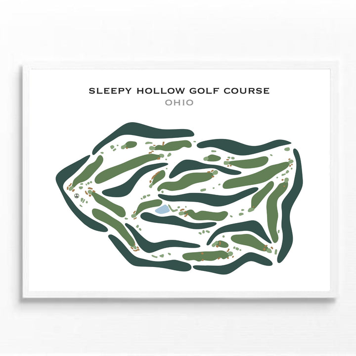 Sleepy Hollow Golf Course, Ohio - Printed Golf Course