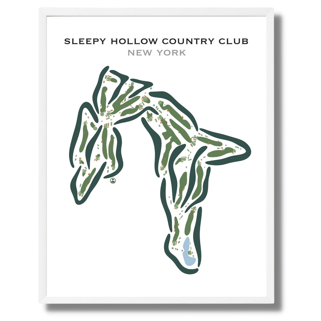 Sleepy Hollow Country Club, New York - Printed Golf Courses