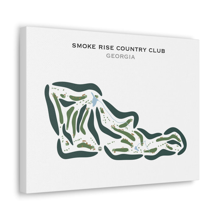 Smoke Rise Country Club, Georgia - Printed Golf Courses