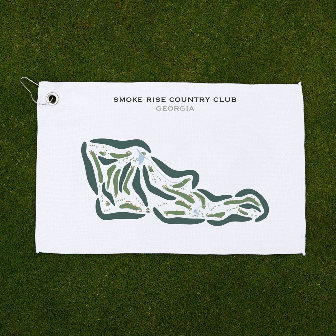 Smoke Rise Country Club, Georgia - Printed Golf Courses