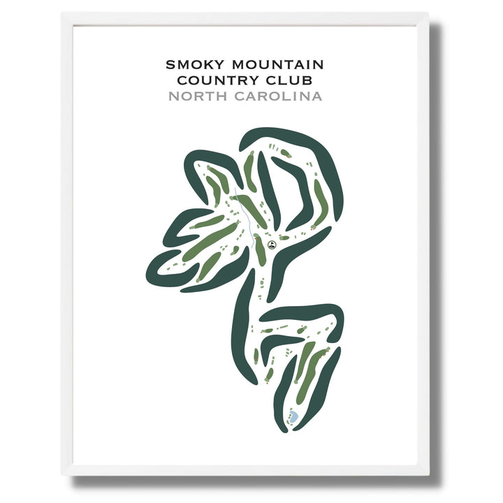 Smoky Mountain Country Club, North Carolina - Printed Golf Courses