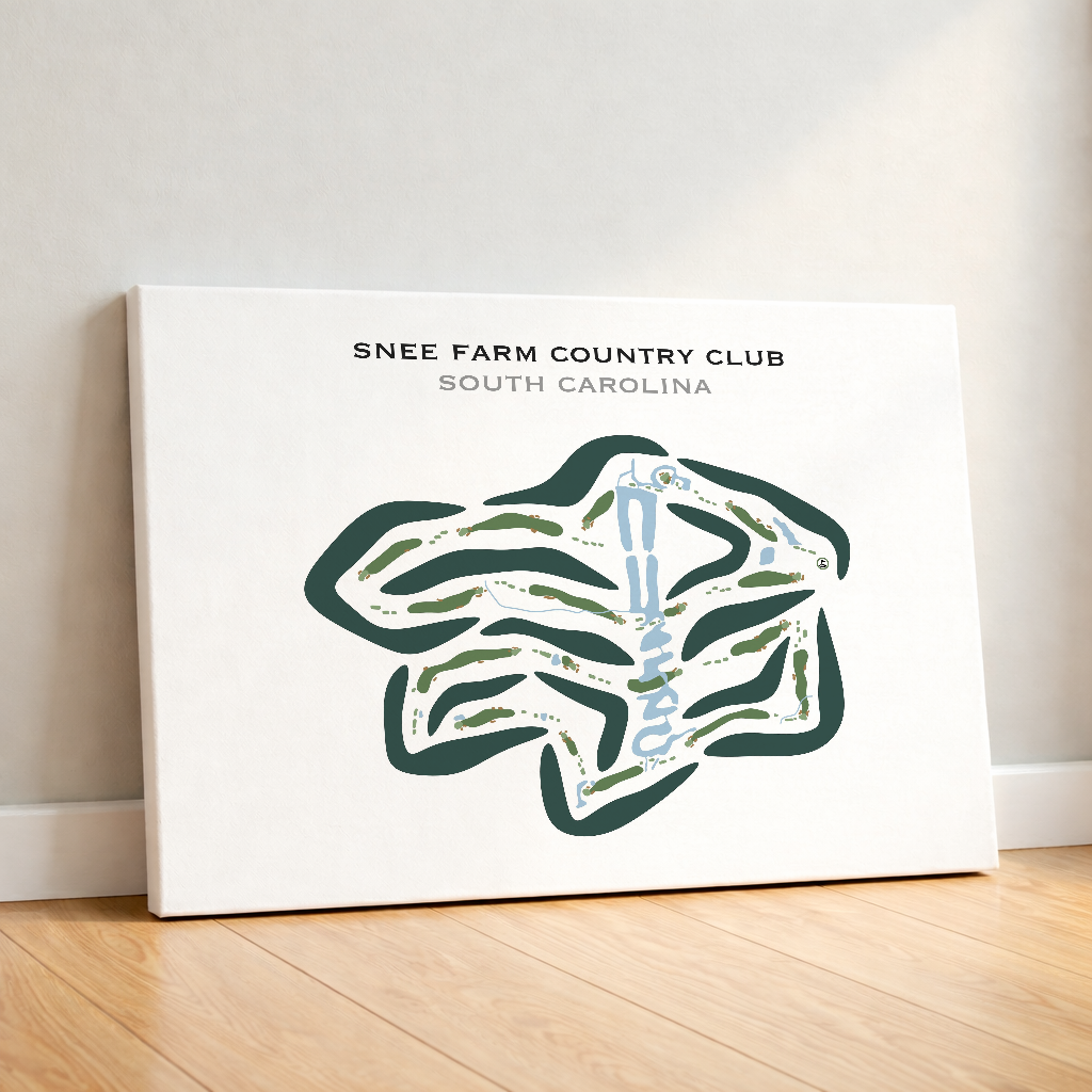 Snee Farm Country Club, South Carolina - Printed Golf Course