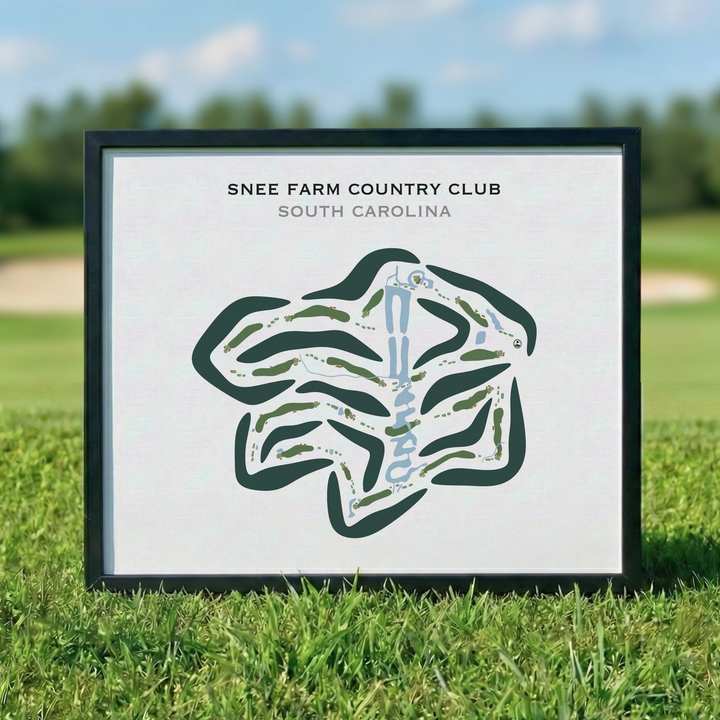 Snee Farm Country Club, South Carolina - Printed Golf Course