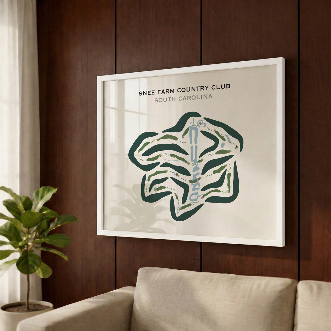 Snee Farm Country Club, South Carolina - Printed Golf Course